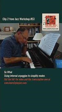 Exploring triad improvisation on Miles Davis' So What - part 2 #improvisation #jazz #jazzmasters