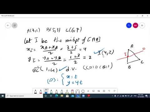 Grade 11 A cartesian to parametric and converse