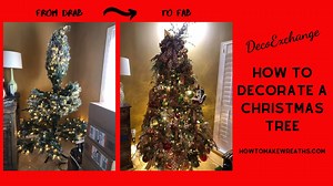 HERE'S A QUICK VIDEO ON HOW TO DECORATE A CHRISTMAS TREE! STEP 1 - FLUFF EVERY BRANCH STEP 2 - ADD MULTIPLE STRINGS OF LIGHTS TO THE TREE. I LIKE TO USE MULTIPLE SIZES STEP 3 - ADD SOME TINSEL INTO CLEAR BALLS AND DECORATE THE INSIDE OF YOUR TREE! THEY'LL REFLECT THE LIGHT STEP 4 - START ADDING GREENERY, RIBBON, ORNAMENTS AND ALL OF YOUR FINAL TOUCHES TO YOUR TREE IN A TRIANGLE PATTERN STEP 5 - ADD A TREE TOPPER BOW | DecoExchange