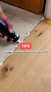 Comment installer correctement une barre de seuil ? Suivez le guide 👌🏻 🎥 @parkett.at | Maison & Travaux