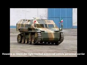 Howeize or Sheni-dar light armoured vehicle personnel carrier Iran Iranian army defence industry