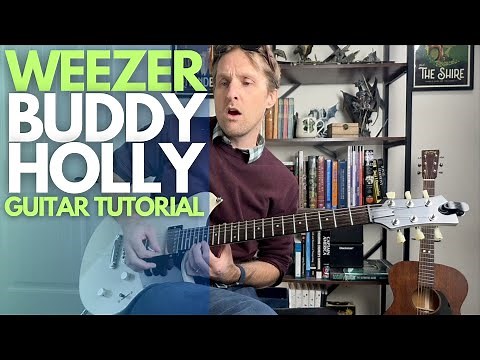 Buddy Holly by Weezer Guitar Tutorial - Guitar Lessons with Stuart!