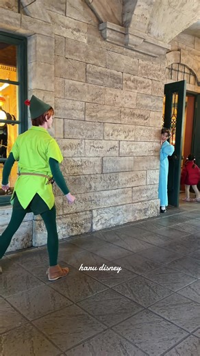 隠れたり写真撮ったりかわいいグリだった〜✨ スクデビュおめでと〜💫 #ディズニーランド #disneyland #peterpan #ピーターパン #memoriesbringback