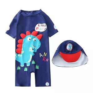 [Hot Item] Cartoon Baby Summer Clothes One Piece Boy Swimsuit One-Piece Swimwear