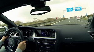 Audi S5 Autobahn Acceleration | V6 Turbo Sound & Kickdown!