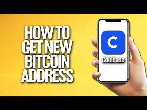 How To Get New Bitcoin Address In Coinbase Tutorial