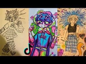 🤍🧷 ALT TIKTOK DRAWING | ALTERNATIVE TIK TOK COMPILATION #8
