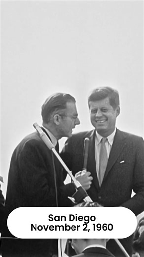 Throwback | Senator John F. Kennedy on presidential campaign trail in San Diego November 1960 - Ahead of President's Day, CBS 8 shares a News 8 throwback video of Senator John F. Kennedy on the presidential campaign trail in San Diego, November 1960.