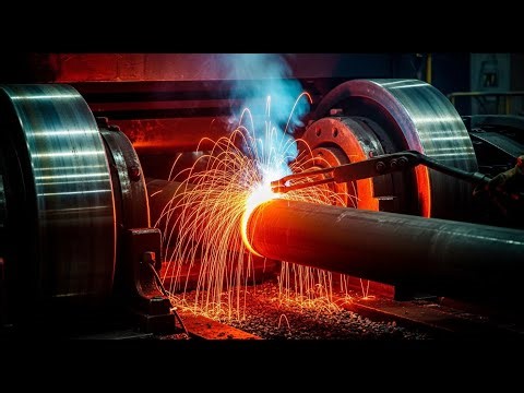 How Steel Pipes Are Manufactured – Inside a Massive Heavy Industry Factory