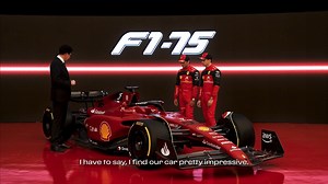 🗣️"I love it!" 🗣️"It should give us the ability to push a bit more!" Carlos Sainz and Charles Leclerc shared their thoughts on Ferrari's 2022 car! 👇 | Sky Sports F1