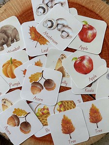 Autumnal Memory Match Game, Fall Memory Match, Autumn, Preschool and Toddler Learning, Printable Card Game - Etsy Canada