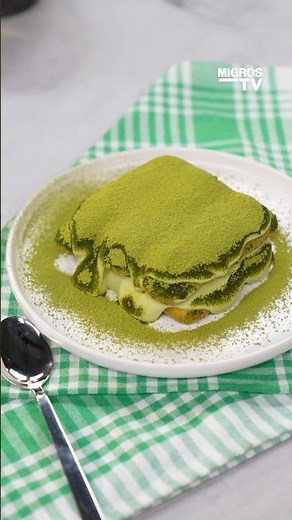 Tiramisuyu Hiç Böyle Görmediniz! 🍵 Matcha Tiramisu