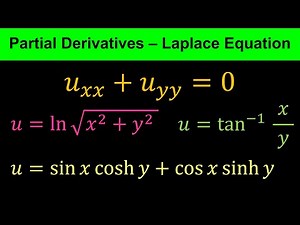 Partial Derivatives - Laplace Equation - Calculus