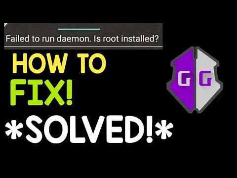HOW TO FIX FAILED TO RUN DAEMON ON GAME GUARDIAN!