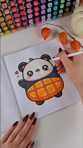 Delidream | Animals Cute & Funny Coloring Book🍂 #shorts