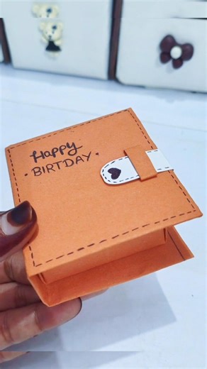 DIY Easy Mini Gift Box 🎁 #birthdaygift #craft #easycraft #shorts #youtubeshorts #viral #trending