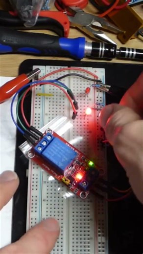 Adjustable Relay Module Set To Active Low