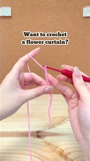 Flower curtain 2 #crochettutorial #crochet #crochetpattern #phoacrochet