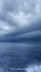 27K views · 345 reactions | Greece - Oct. 28, 2020 Amazing Shelf cloud in northwest coast of Rhodes right now Video bu our member Lazaros Ioannides | Cyclone Of Rhodes | Facebook