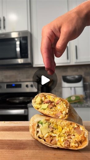 Allen Speigner on Instagram: "High protein breakfast burrito - Using @eatcounter new sausages, and protein tortillas it’s so easy to hit 50g protein in a breakfast burrito. And the best part about it… it’s so delicious - 2eggs - 1 serving fat reduced cheese - Eatcounter tortilla - Eatcounter hot honey sausages - Protein Honey chipotle sauce - recipe coming soon so follow @allenxspeigner - Plain Greek yogurt as a sour cream sub - 1/2 avocado"