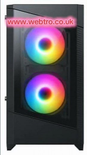 CiT Level 1 Micro-ATX Gaming Case — Tempered Glass Front & Side. website link in bio