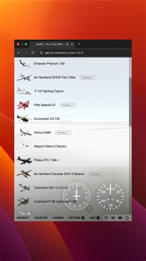 This Free Website Turns Your Browser Into a Flight Simulator! #websites #onlinegame #gaming