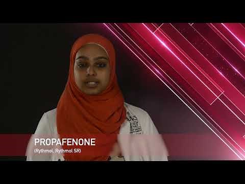 Propafenone or Rythmol, Rythmol SR Medication Information (dosing, side effects, patient counseling)