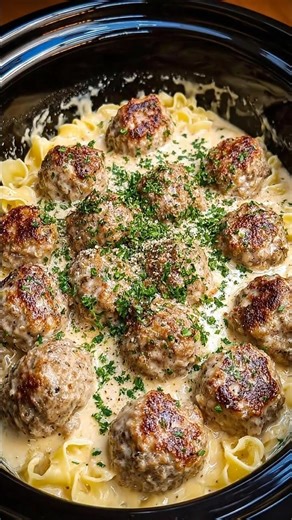 🥣 Crockpot Swedish Meatballs (Super Easy) These slow-cooked Swedish meatballs are the ultimate comfort meal—rich, creamy, and ridiculously simple to throw together for a cozy dinner everyone loves. Ingredients 2 lbs frozen meatballs (or homemade) 1 can (10.5 oz) cream of mushroom soup 1 cup beef broth | The Cozy Spoon