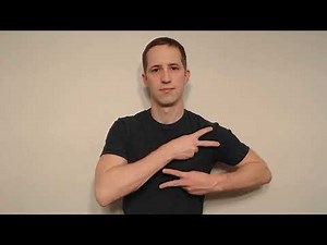 Watch how to sign 'veteran' in American Sign Language.