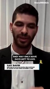 Ilay David, brother of Evyatar David, an Israeli who has been held hostage in Gaza for over 600 days, addressed the UN Security Council in New York, sharing the ongoing suffering of his brother and the 49 other hostages still held captive. They must all be released NOW! 💔🎗️ | StandWithUs
