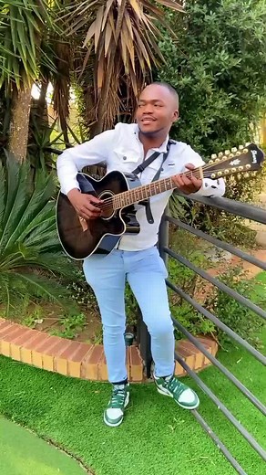 Acoustic Guitar Performance in a Beautiful Garden