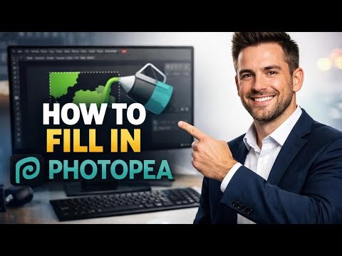 How to FILL in Photopea (Step by Step)