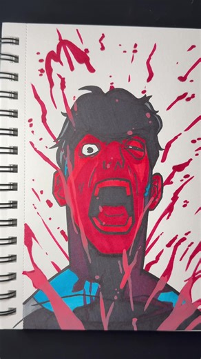 Invincible drawing tutorial 🫣 #fyp #art #invincible #conquest #omniman