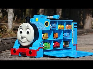 Big Thomas Station & Disney Cars Hide and Seek!