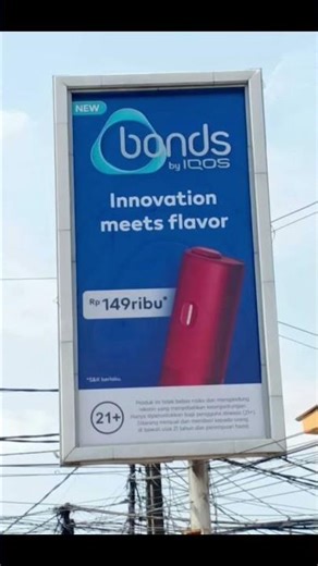 Billboard IQOS Bonds - Innovation Meets Flavor (2025)