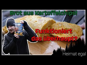 Brot aus Kartoffelchips - nur 3 Zutaten - draußen schmeckt alles besser [nicht immer]