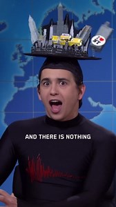 Saturday Night Live | the “New York” earthquake stopped by the desk! | Instagram