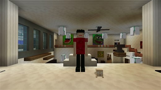 我的世界Minecraft《籽岷的1.10双人欢乐小游戏 谁是你爸爸》