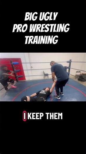Prowrestling Training at the Ugly Dojo. Beginners class. #wwe #prowrestling #shorts ￼