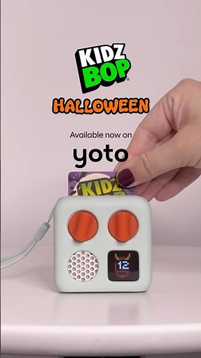 Grab your KIDZ BOP Halloween ​⁠‪@YotoPlay‬ card & #Yoto Mini for your #trickortreat playlist 👻🎶
