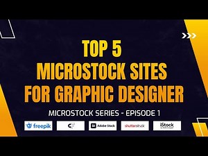 Top 5 Microstock Sites For Graphic Designer | Microstock Series - Episode 1