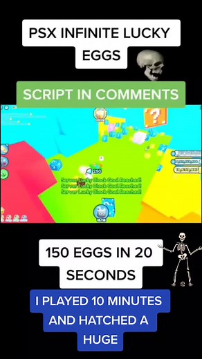 HATCH HUGE FOR 10 MINUTES PLAYING EASY☠️#psx #psxscript #psxroblox #psxgiveaway #fyp #fypシ #petsimulatorx #petsim #petsimulatorxscript #petsimulatorxscriptpastebin2023 #giveawayhugepetpetsimulatorx #petsimxupdate #petsimxtradescam #tradescam #tradescamscript #scriptpastebin #scriptpsxmobile