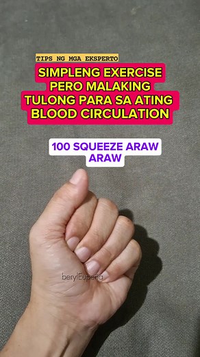 17K views · 151 reactions | #HandExercise #exerciseathome #healthtips #healthylifestyle #fypシ゚ | Beryl Abe Eupeña | Facebook