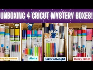 CRICUT MYSTERY BOX UNBOXING