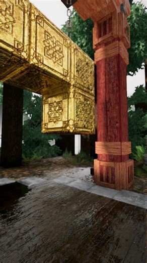 Crafting a Japanese Gong in Minecraft