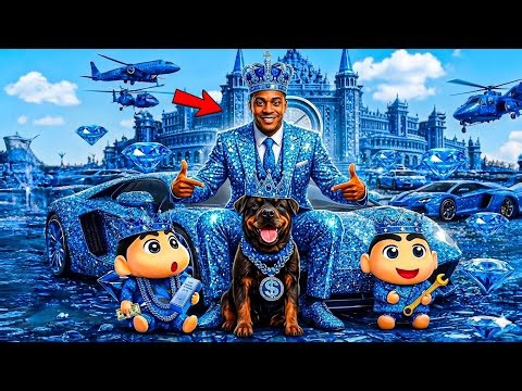 Franklin Shinchan Doraemon Becam Richest Billionaire in GTA 5 in Telugu