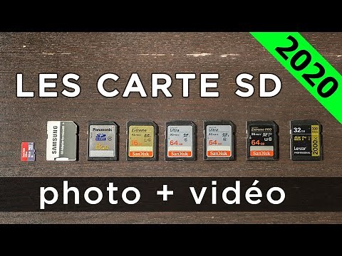 Comment choisir une carte SD photo / vidéo ?