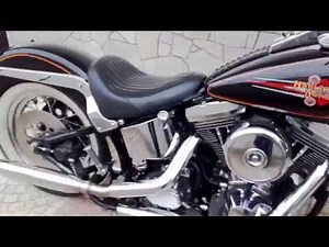 Harley Davidson Heritage Softail Classic carburater FLSTC 1993 sound