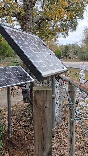 Efficient Solar Power Setup for Gates and Cameras