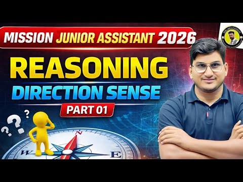 Direction Sense | Reasoning for Junior Assistant 2026 | Part-1